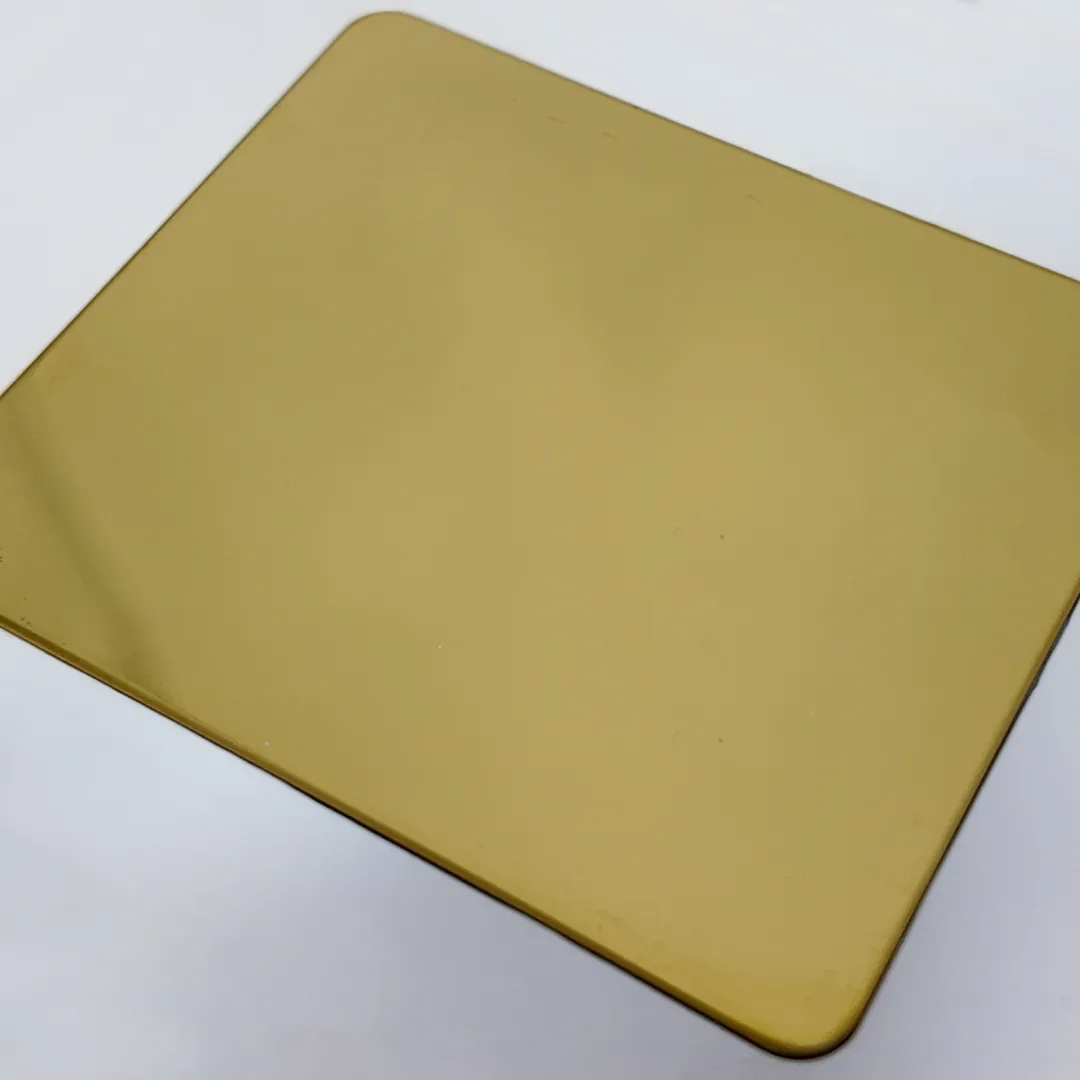 Polished Golden Metal sample