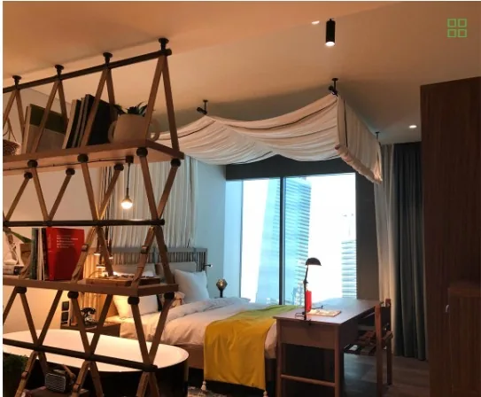 One Central H2B Hotel Dubai integrated elements furniture
