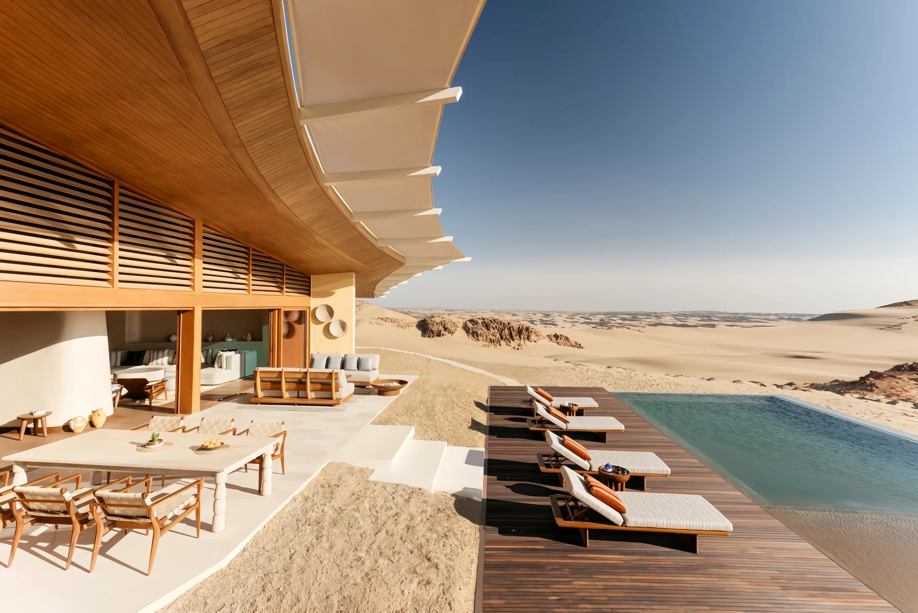 Six Senses Southern Dunes furniture and interior context