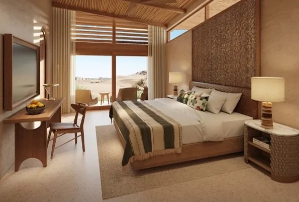 Six Senses Southern Dunes guestrooms furniture