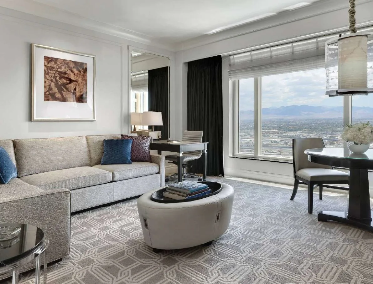 The Palazzo Hotel, USA generously scaled suite furniture composition