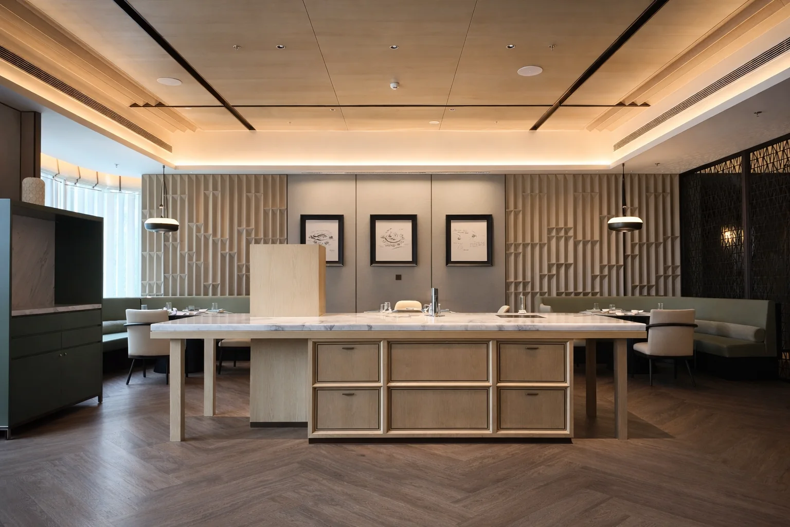 JW Marriott Xi’an bars & integrated casework
