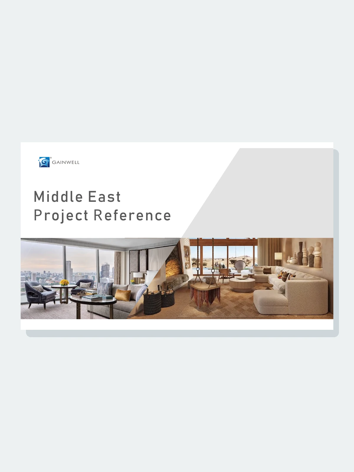 Gainwell Middle-East Project Portfolio cover