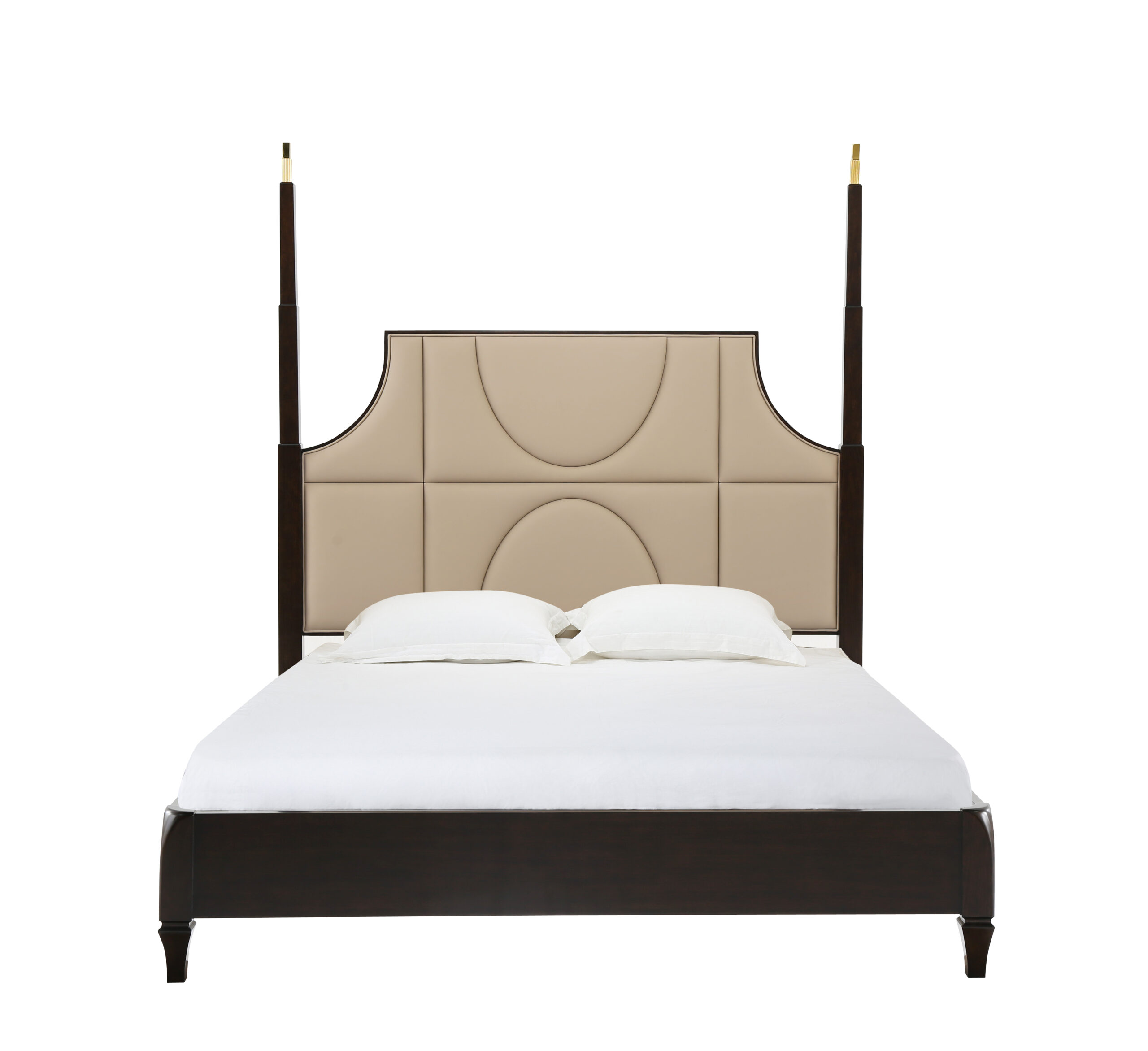Custom upholstered bed-end bench for hotel guestrooms