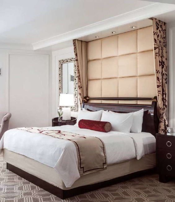 Completed custom furniture in a Palazzo hotel interior