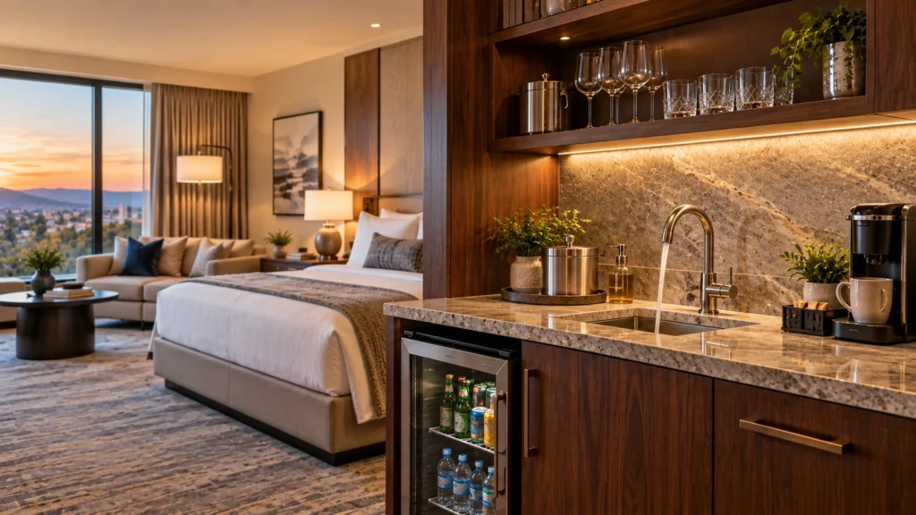 What Is a Wet Bar in a Hotel Room? Features and Design Considerations
